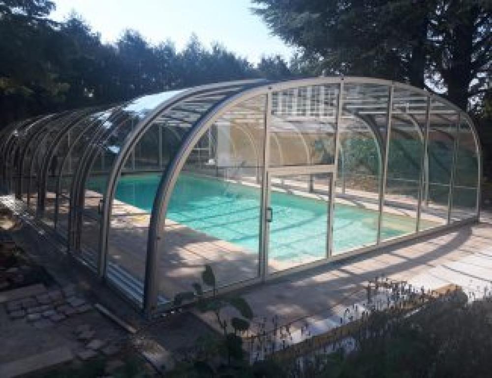 Poolüberdachung Florida, hohe Ausführung